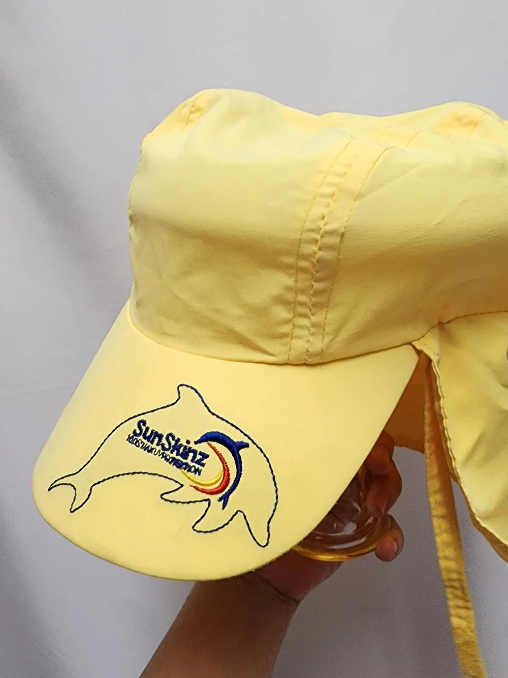 Yellow Kids UV Protection Hat